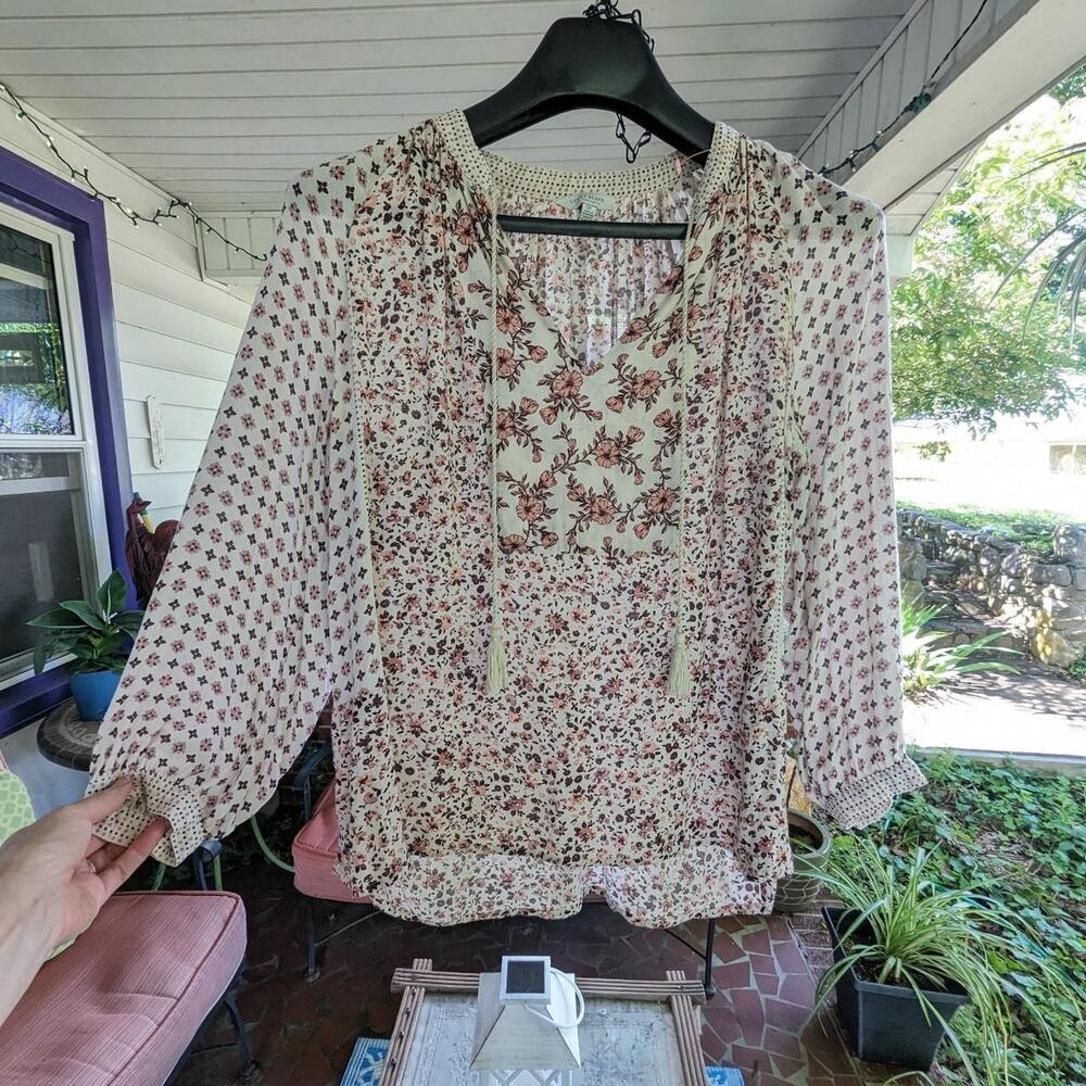 Lucky Brand Peasant Top